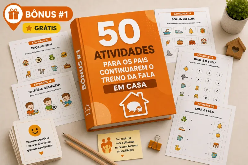 50 Atividades para os Pais Continuarem o Treino da Fala em Casa